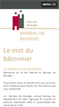 Mobile Screenshot of barreau-bourges.com